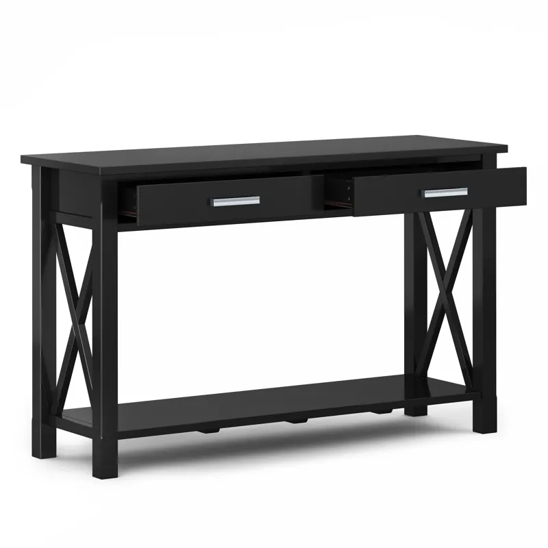Kitchener - Console Sofa Table - Black