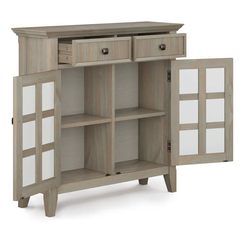 Acadian - Entryway Storage Cabinet - Distressed Grey