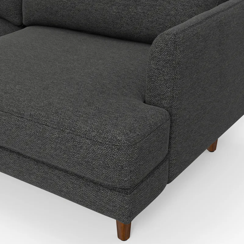 Livingston - 76\" Sofa - Charcoal Grey