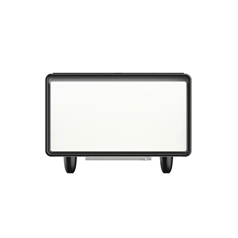 Modern Smart Side Table With Built-In Fridge, Wireless Charging, Temperature Control, Power Socket, 