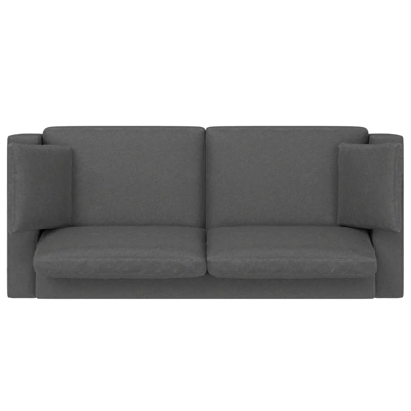 Charlie - 96\" Deep Seater Sofa - Pebble Gray