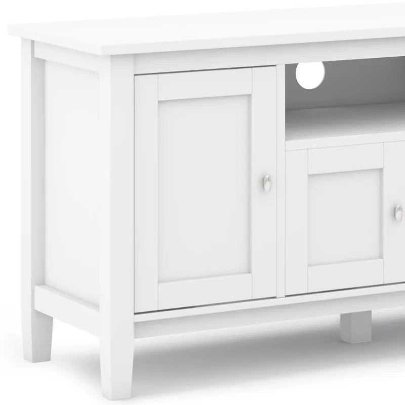Warm Shaker - 72\" TV Media Stand - White