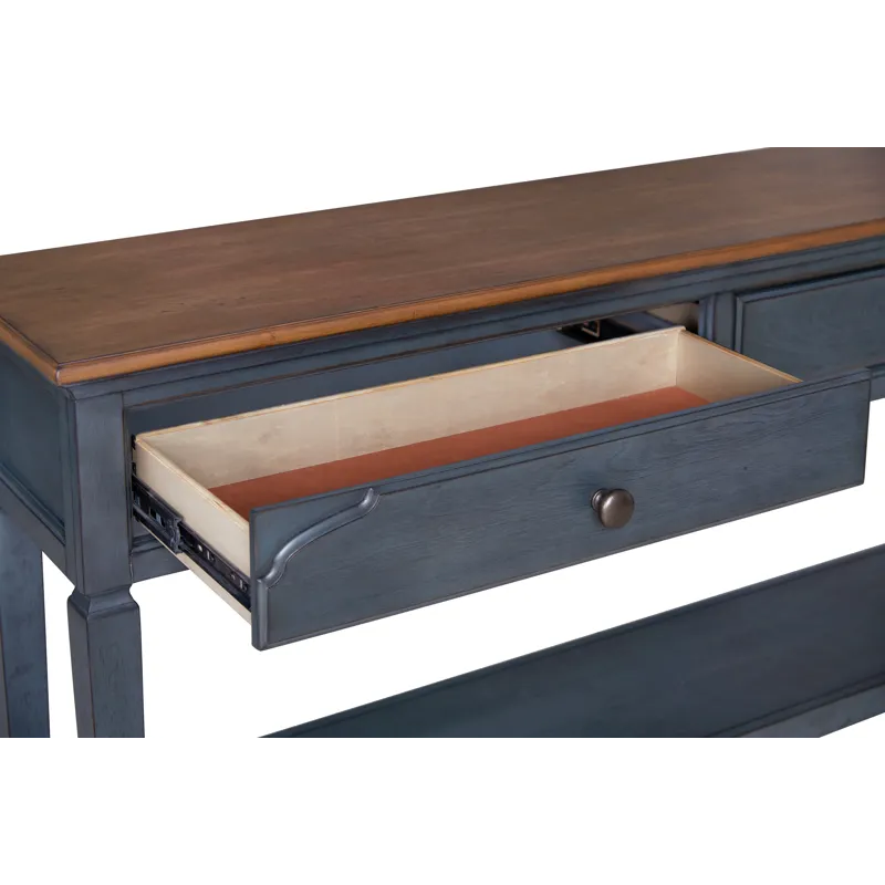 Americana - Sofa Table - Corduroy Blue
