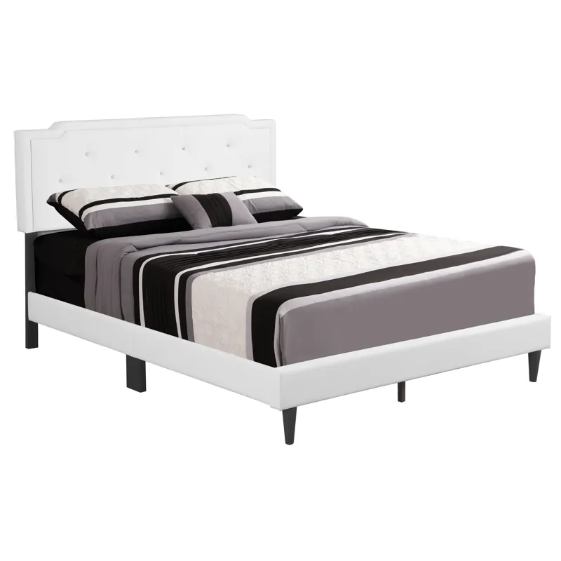 Deb - G1118-QB-UP Queen Bed (All in One Box) - White