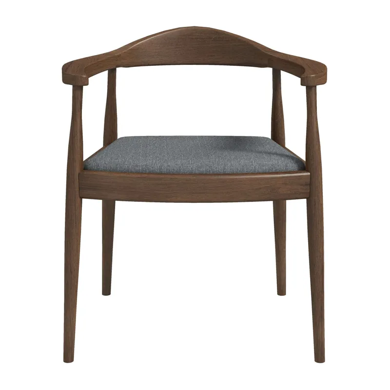 Kelly - Mid-Century Modern Dining Chair - Gray