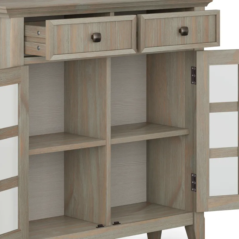 Acadian - Entryway Storage Cabinet - Distressed Grey