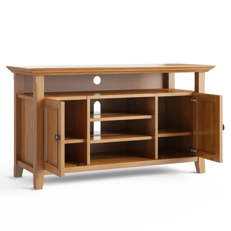 Amherst - TV Media Stand - Light Golden Brown