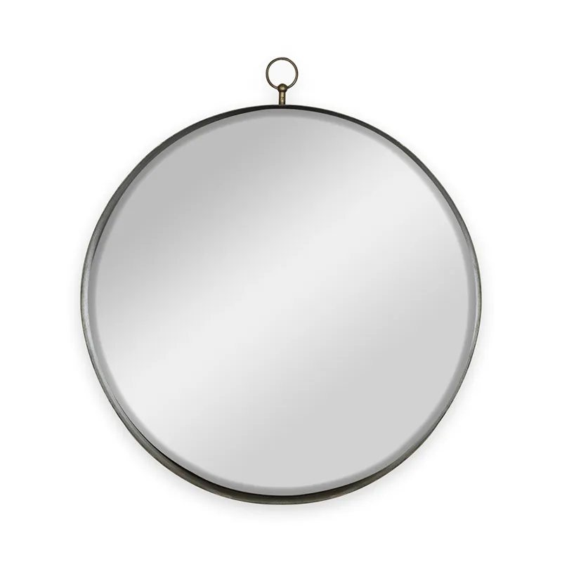 Round Mirror, Circle Mirror With Iron Frame For Living Room Bedroom Vanity, Entryway Hallway - Gold