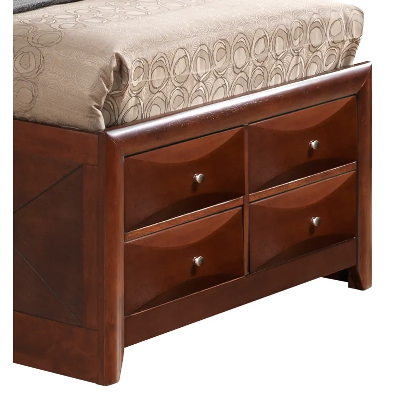Marilla - G1550G-TSB3 Twin Storage Bed - Cherry