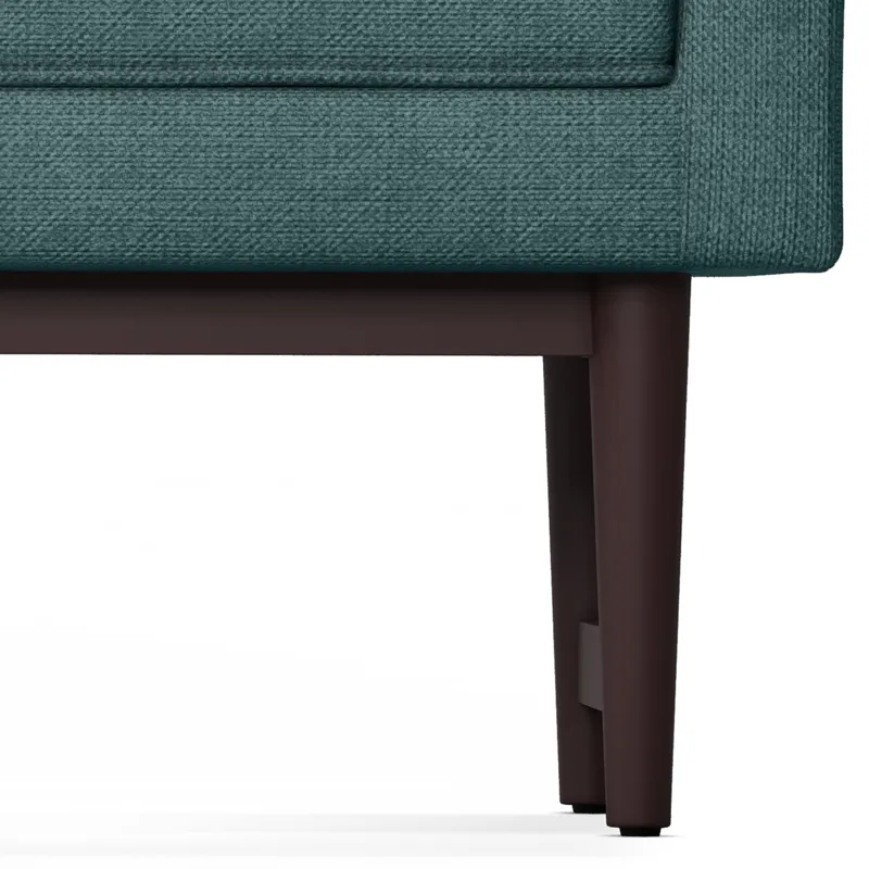 Scott - Ottoman Bench - Smoky Teal