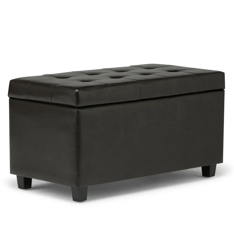 Cosmopolitan - Storage Ottoman - Tanners Brown