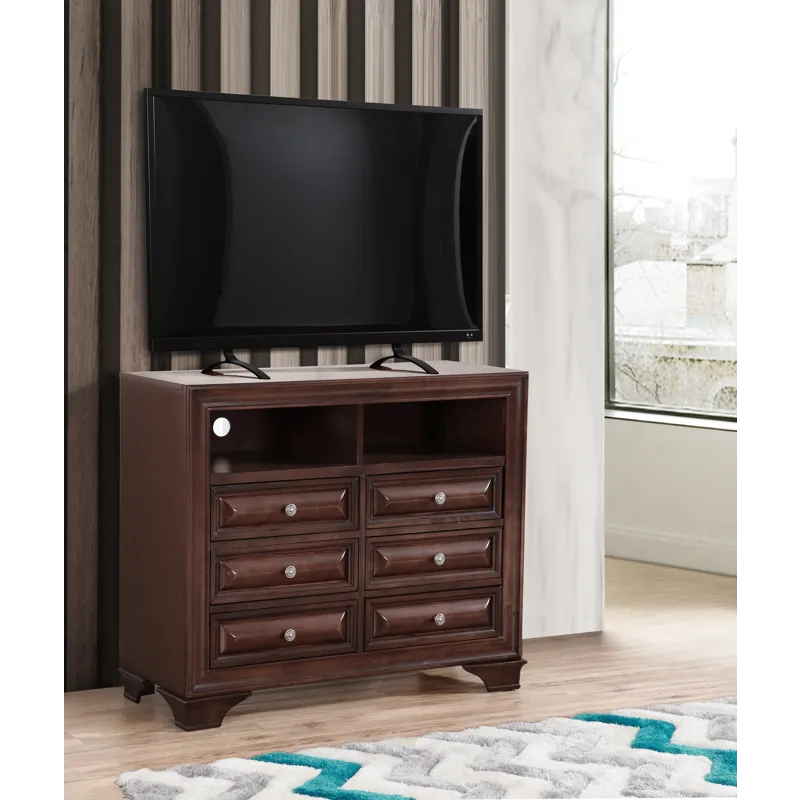 Lavita - G8875-TV TV Media Chest - Cappuccino