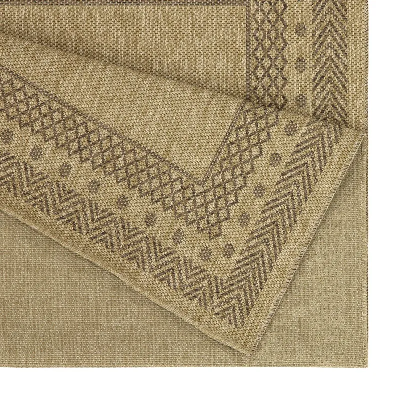 Earth - 5\'3\" X 7\'3\" Indoor / Outdoor Area Rug - Jute / Mocha
