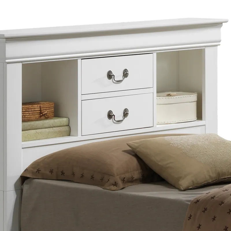 Louis Phillipe - G3190B-TSB Twin Storage Bed - White