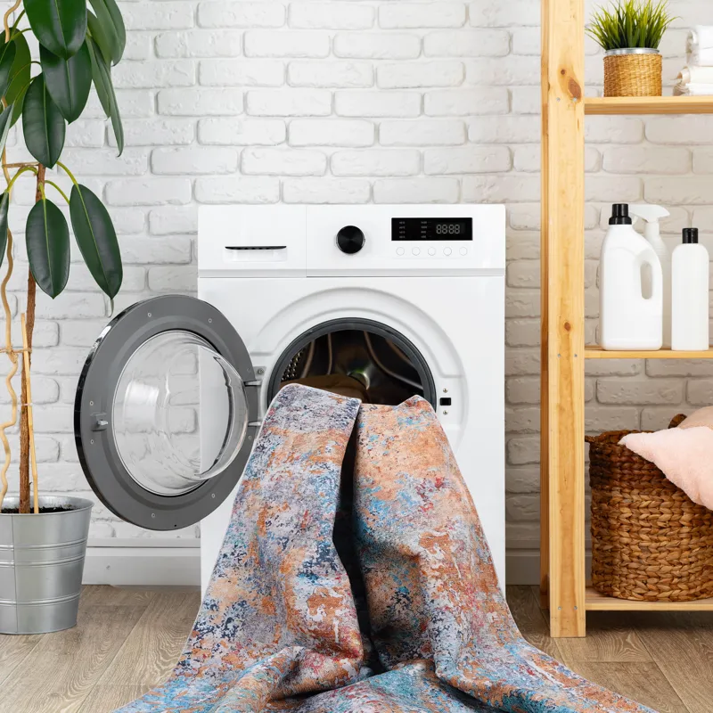 2\' x 3\' Machine Washable Area Rugs, Low-Pile, Non-Slip, Non-Shedding, Foldable, Kid & Pet Friendly