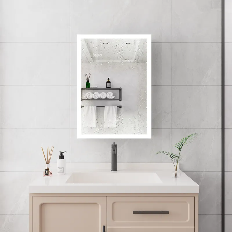 Bathroom Medicine Cabinet With Lights, 28×20\" LED Medicine Cabinet With Mirror, Lighted Medicine Ca