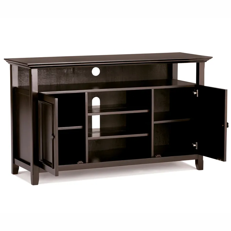 Amherst - TV Media Stand - Hickory Brown
