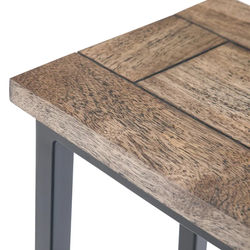 Skyler - C Side Table - Beach Brown