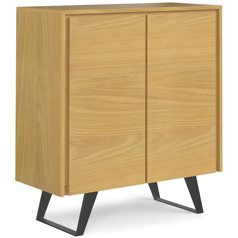 Lowry - Medium Storage Cabinet - Oak Veneer