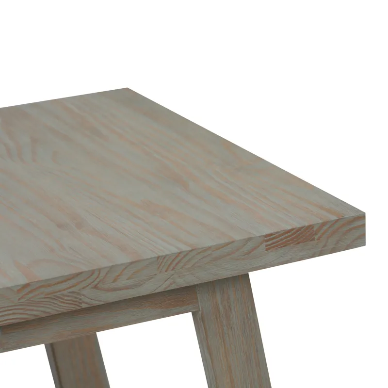 Sawhorse - End Table - Distressed Grey