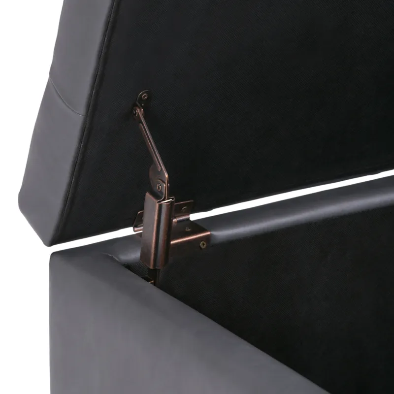 Cosmopolitan - Storage Ottoman - Stone Grey