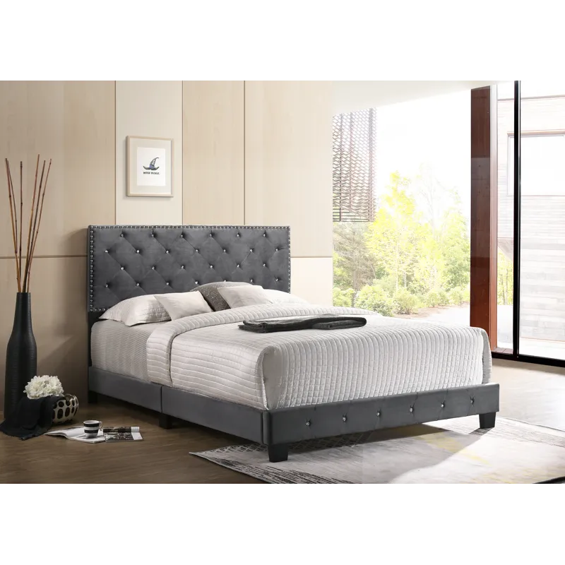 Suffolk - G1401-KB-UP King Bed - Gray