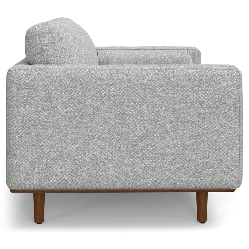 Morrison - 72\" Sofa and Ottoman Set - Mist Gray