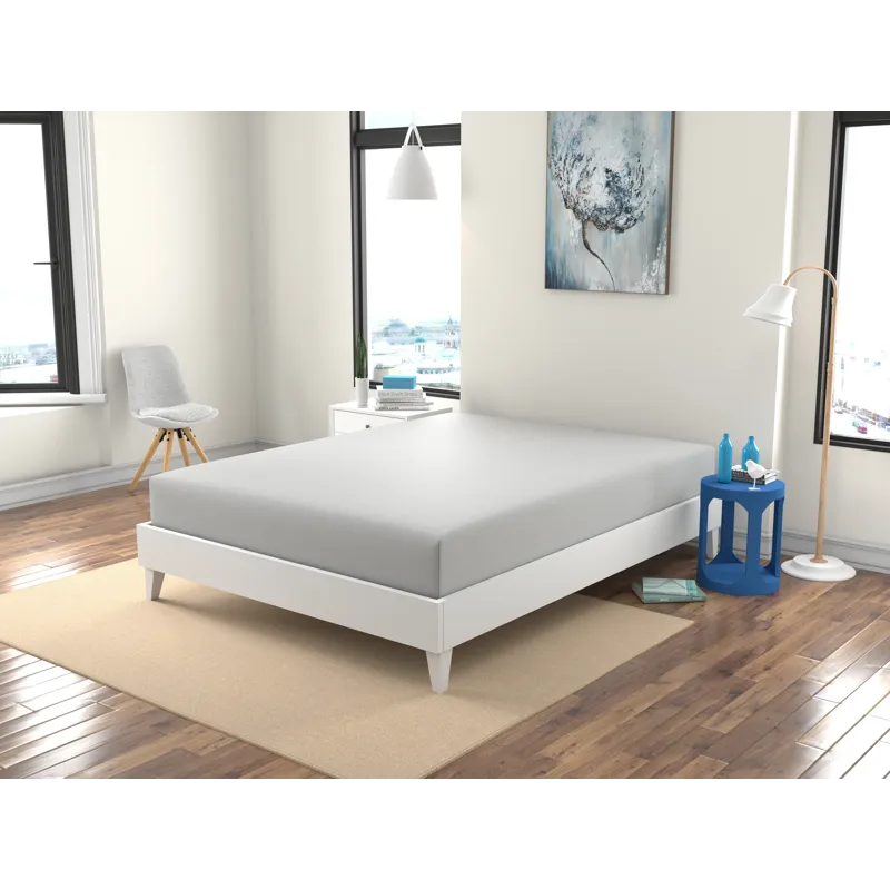 10\" Twin Memory Foam Mattress - White