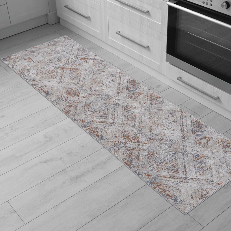 Payas - 2\' x 8\' Geometric Non-Shedding Living Room Bedroom Dining Home Office Stylish And Stain Re