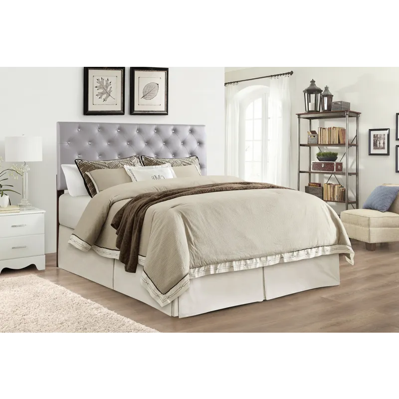 Super Nova - G0134-QHB Queen Bed Headboard - Light Gray