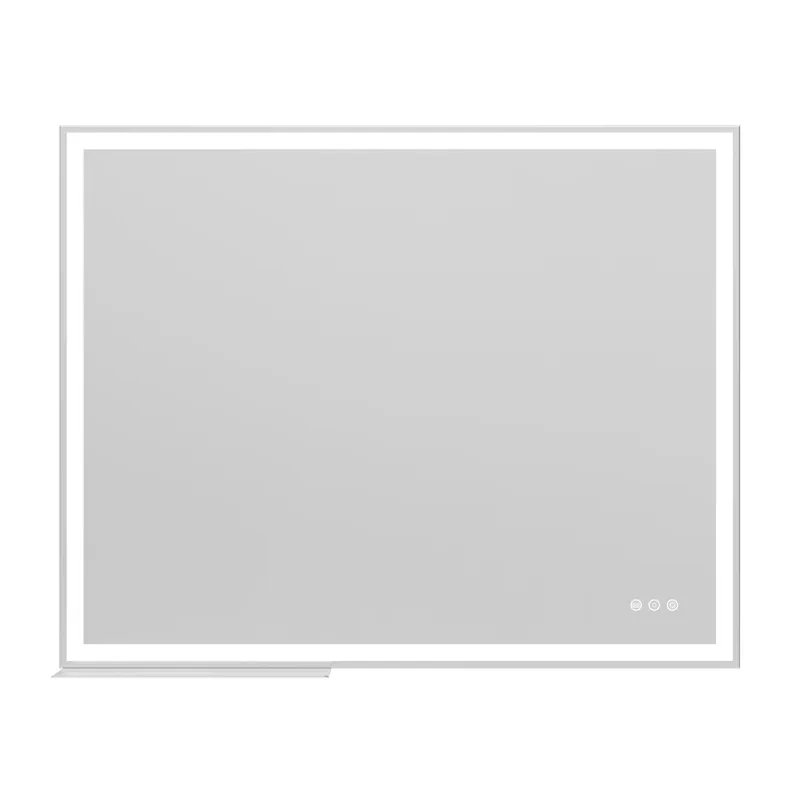 LED Bathroom Vanity Mirror, Wall Mounted Adjustable White / Warm / Natural Lights Anti-Fog Touch Swi