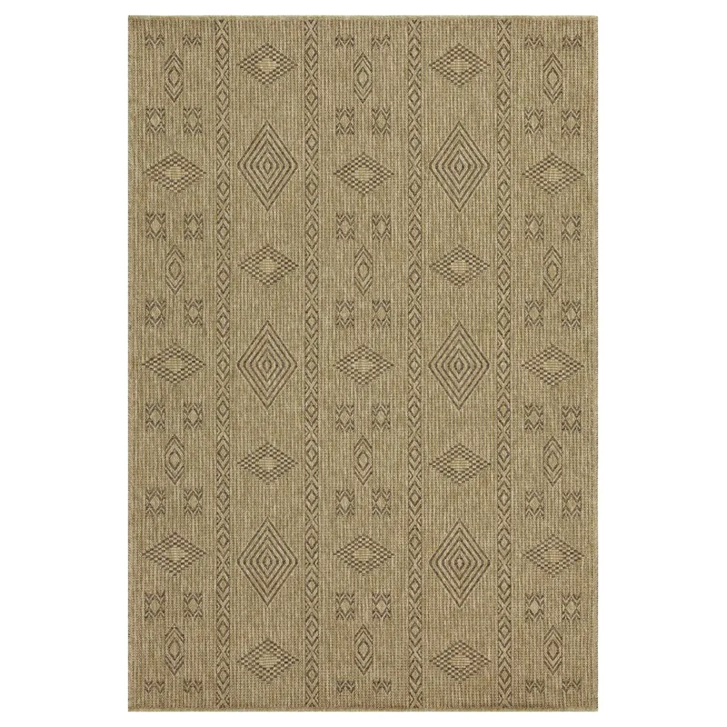 Earth - 7\'10\" X 10\'3\" Indoor / Outdoor Area Rug - Natural / Mocha