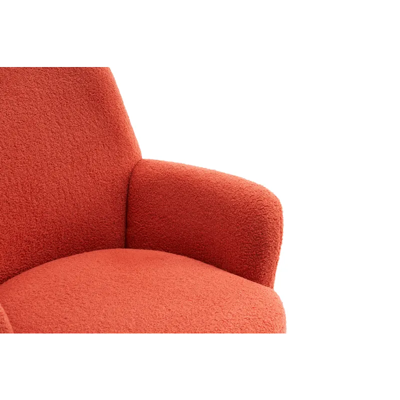 Teddy Swivel Barrel Chair, Swivel Accent Chairs Armchair For Living Room, Reading Chairs For Bedroom