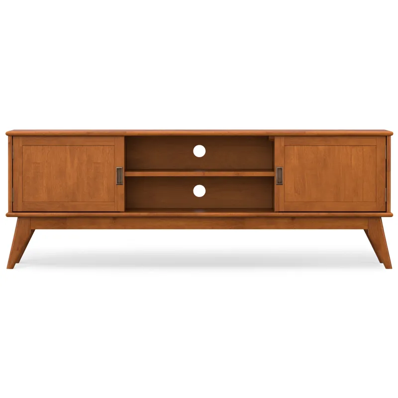 Draper - Mid Century 72\" TV Stand - Teak Brown