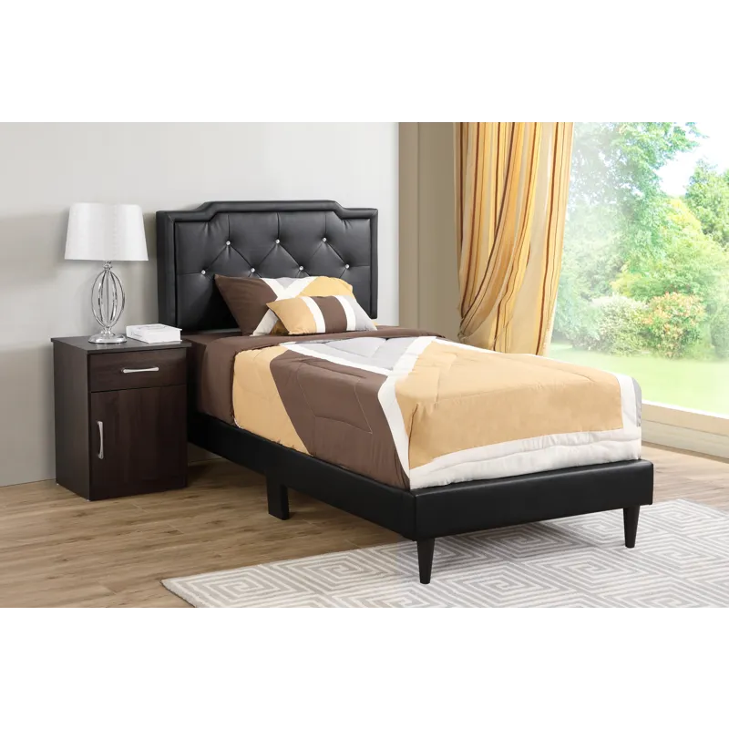 Deb - G1119-TB-UP Twin Bed (All in One Box) - Black