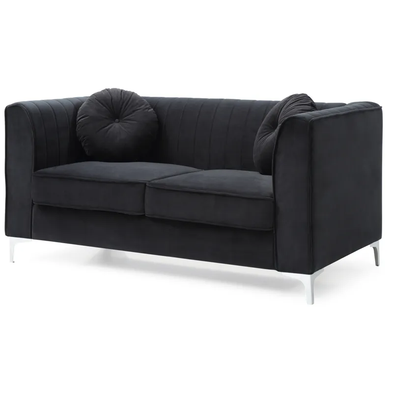 Delray - G793A-L Loveseat (2 Boxes) - Black