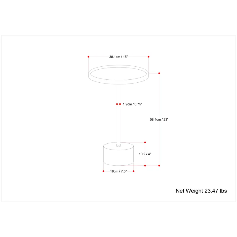 Becker - Side Table - Natural