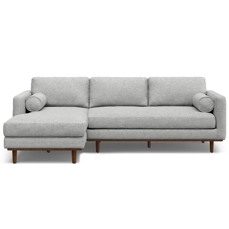 Morrison - Left Sectional Sofa - Mist Gray