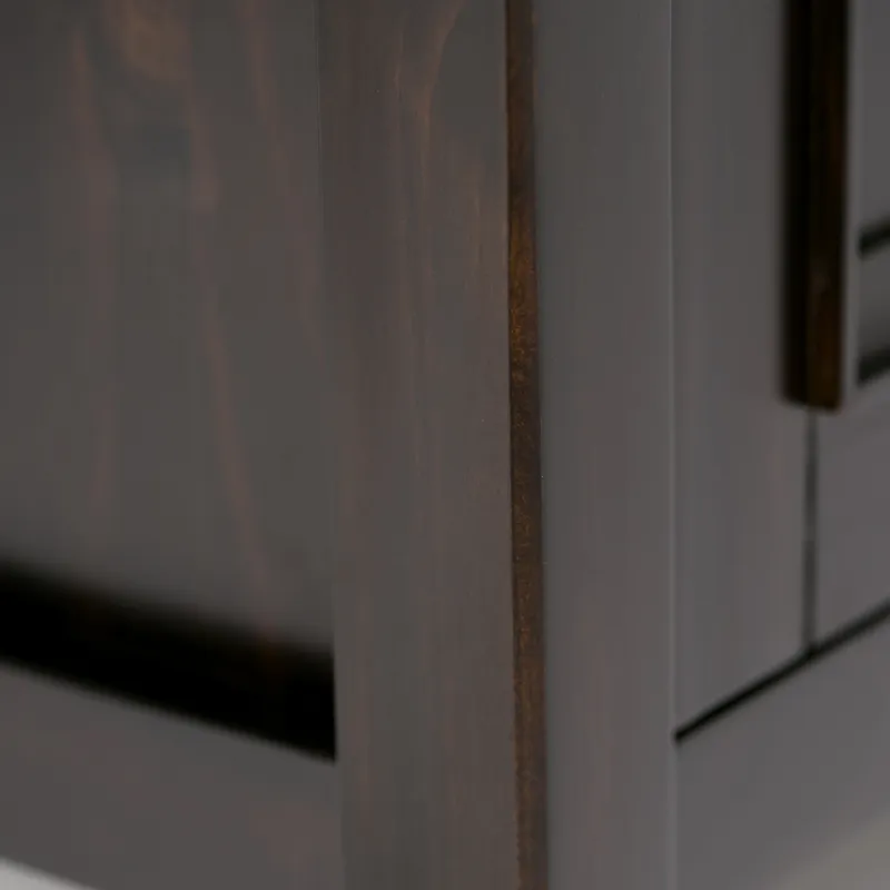 Amherst - Low Storage Cabinet - Hickory Brown