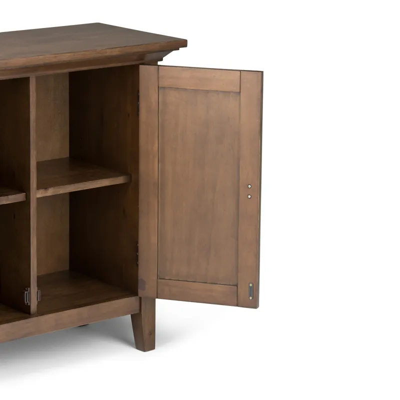 Redmond - Low Storage Cabinet - Rustic Natural Aged Brown