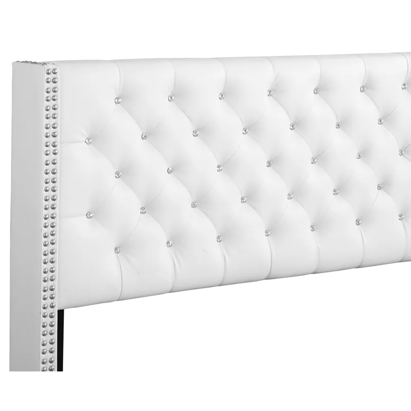 Julie - G1918-FB-UP Full Upholstered Bed - White