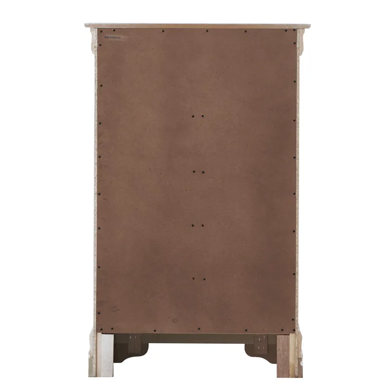 Verona - Stylish Chest - Silver Champagne