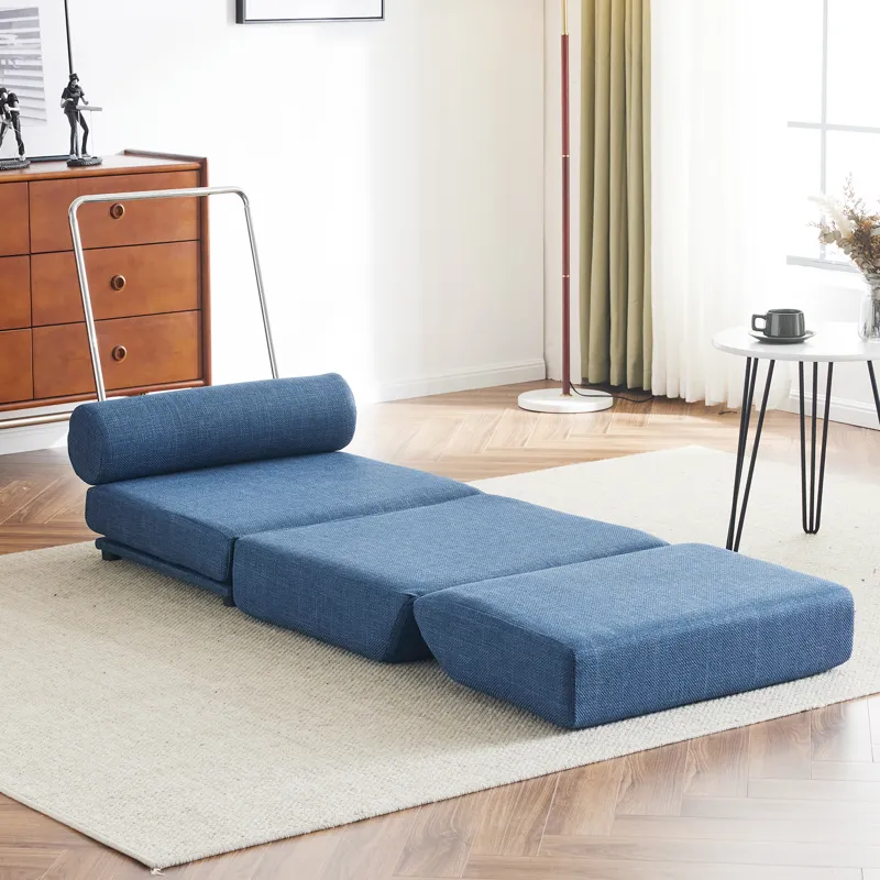 Single Sofa Chair Foldable Single Sofa Bed With Pillow, Portable Foldable Sofa Bed, Leisure Sofa Cha
