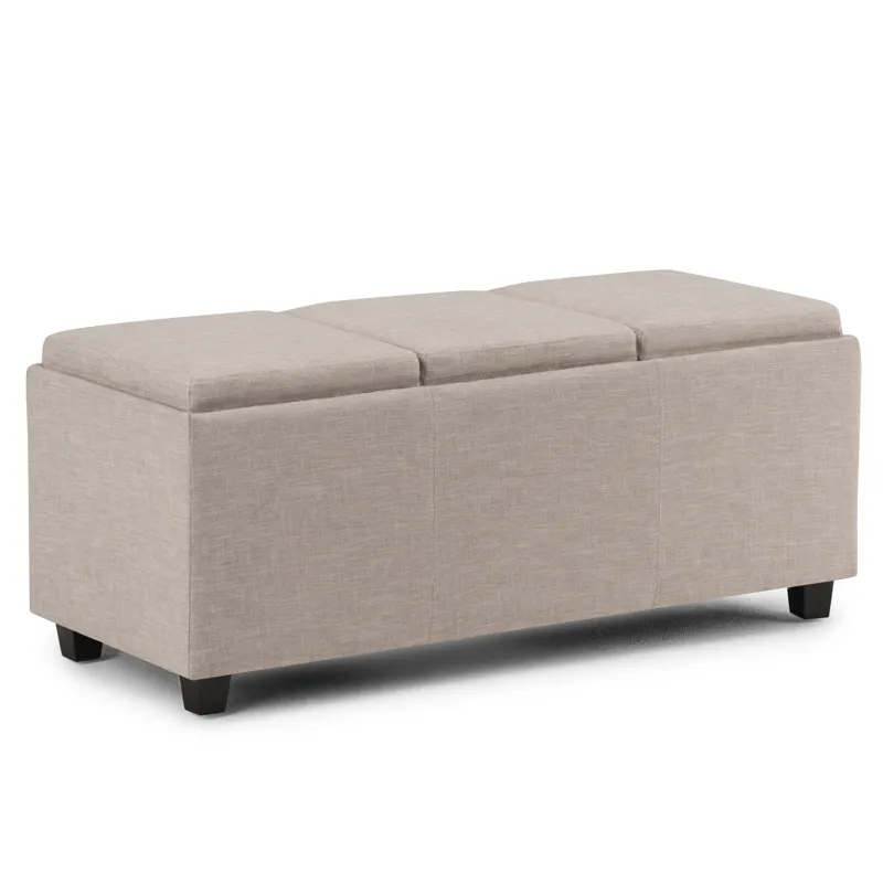 Avalon - Storage Ottoman - Natural