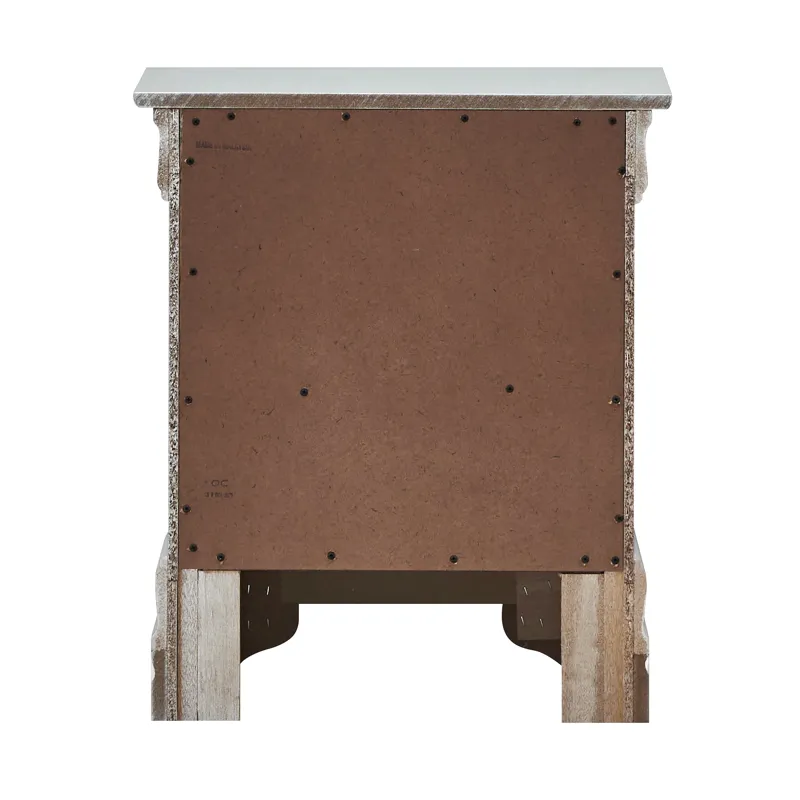 Verona - G6700-N Nightstand - Silver Champagne