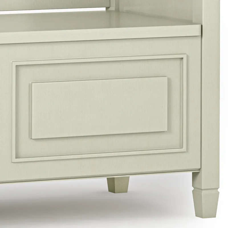 Connaught - Entryway Storage Bench - Antique White