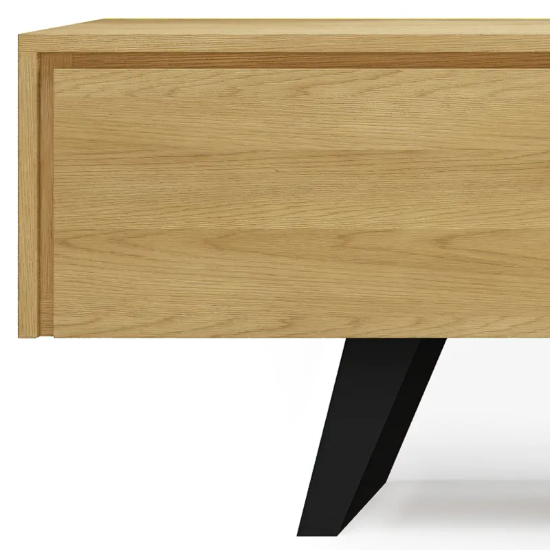 Lowry - 72\" TV Media Stand - Oak