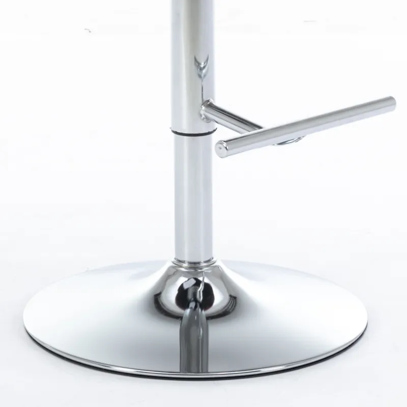 Swivel Velvet Barstools Adjusatble Seat Height From 25-33\", Chrome Base Bar Stools With Backs Comfo