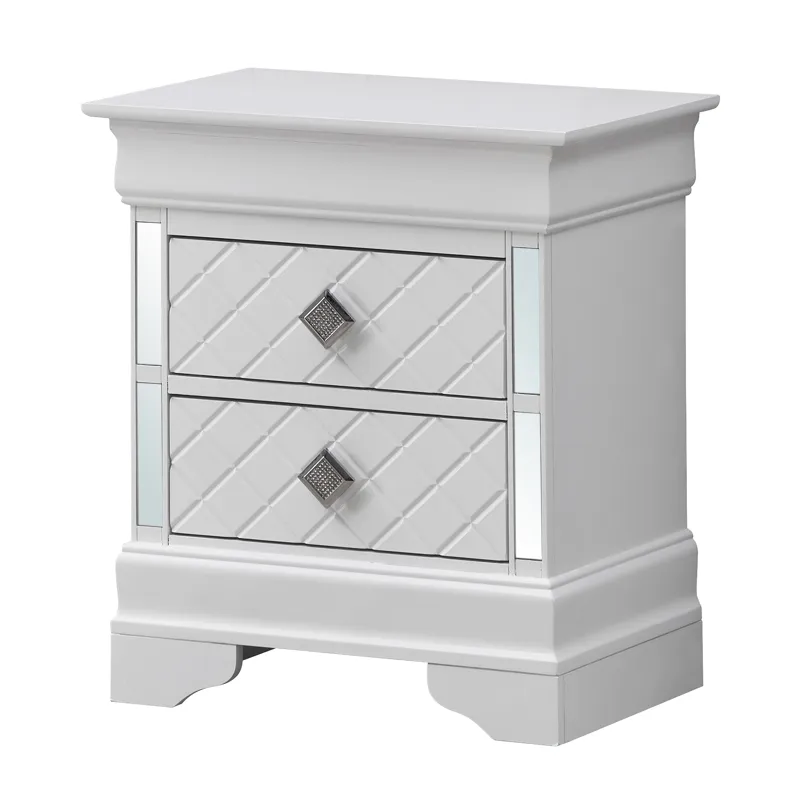 Verona - G6790-N Nightstand - Silver Champagne