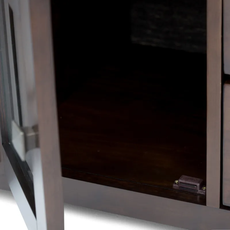 Cosmopolitan - 72\" Wide TV Media Stand - Mahogany Brown